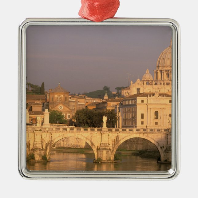 Europe, Italy, Rome, The Vatican. Basilica San Metal Ornament (Front)