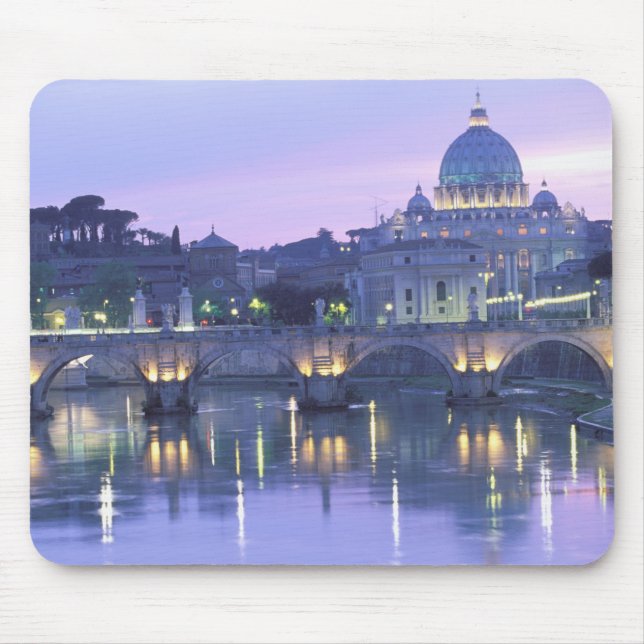 Europe, Italy, Rome, The Vatican. St. Peter's & Mouse Pad (Front)
