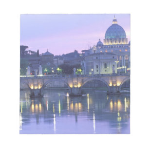 Europe, Italy, Rome, The Vatican. St. Peter's & Notepad