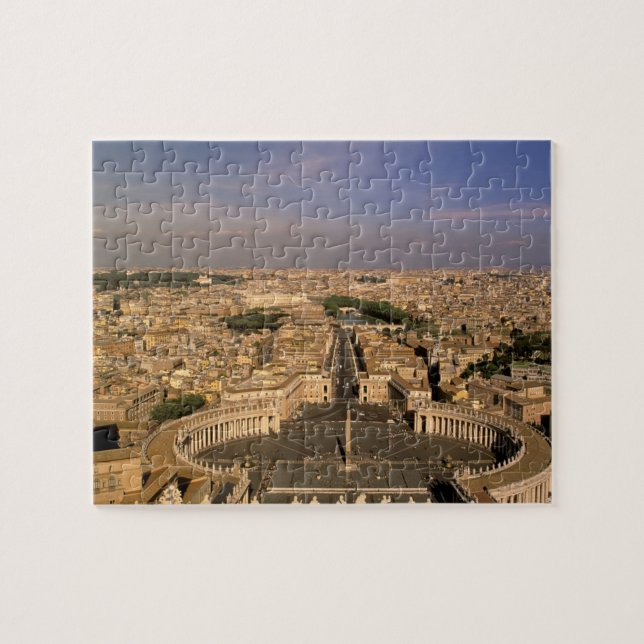 Europe, Italy, Rome, The Vatican. View from St. Jigsaw Puzzle (Horizontal)
