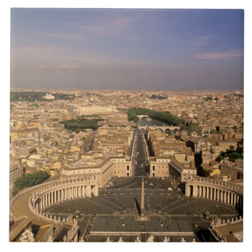 Europe Italy Rome The Vatican View from St Tile