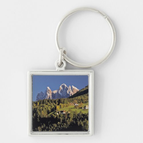Europe Italy San Pietro The Odle Group seem Keychain