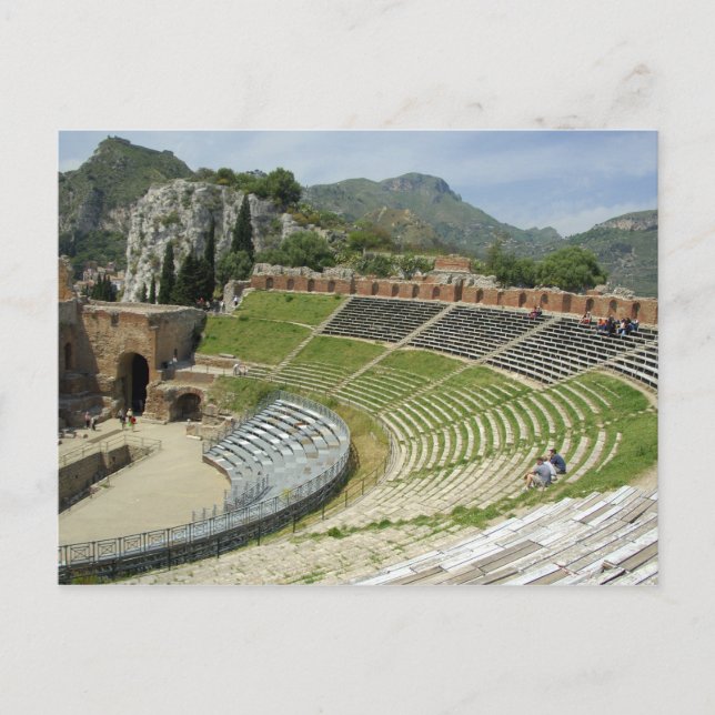 Europe, Italy, Sicily, Taormina. 3rd century Postcard (Front)