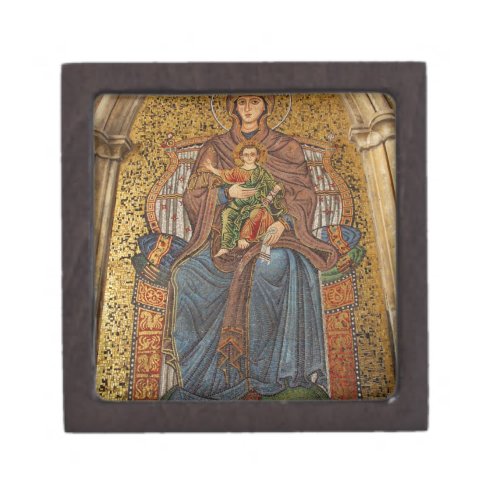 Europe Italy Sicily Taormina Madonna  child Jewelry Box