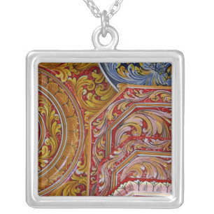 Europe, Italy, Sicily, Taormina. Traditional 2 Silver Plated Necklace