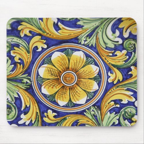 Europe Italy Sicily Taormina Traditional 4 Mouse Pad