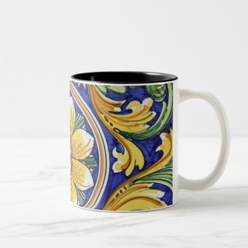 Europe Italy Sicily Taormina Traditional 4 Two_Tone Coffee Mug