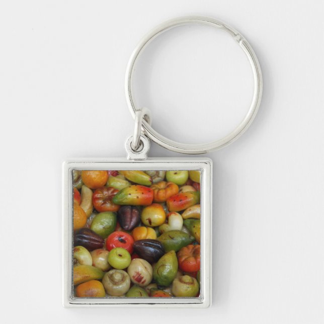 Europe, Italy, Sicily, Taormina. Traditional Keychain (Front)