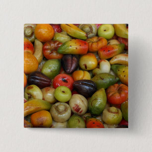 Europe, Italy, Sicily, Taormina. Traditional Pinback Button
