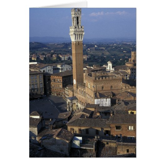 Europe, Italy, Siena. Town overview (Front)