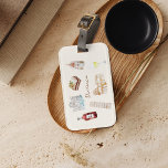 Europe Italy Travel Personalized Name Luggage Tag<br><div class="desc">This is an modern luggage tag featuring watercolor travel elements and an elegant script font. // For matching items, please visit the "TRAVEL" collection in the By Nicole Designs Zazzle store. * If you like this design but don't see it available for something you are looking for, please reach out...</div>
