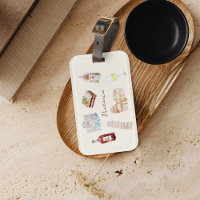 Europe Italy Travel Personalized Name Luggage Tag