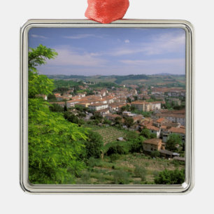 Europe, Italy, Tuscany, Certaldo. Medieval hill Metal Ornament