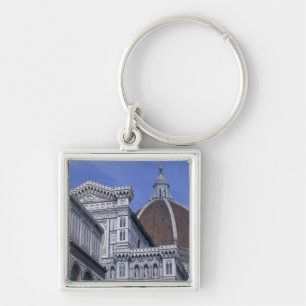 Europe, Italy, Tuscany, Florence. Piazza del 2 Keychain