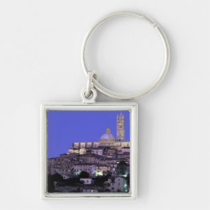 Europe, Italy, Tuscany, Siena. 13th C. Duomo and Keychain
