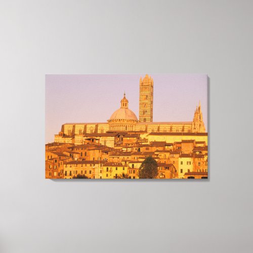 Europe Italy Tuscany Siena 13th century 2 Canvas Print