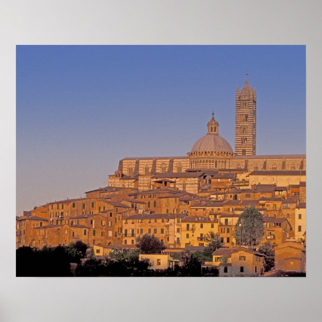 Europe, Italy, Tuscany, Siena. 13th century 3 Poster (Front)