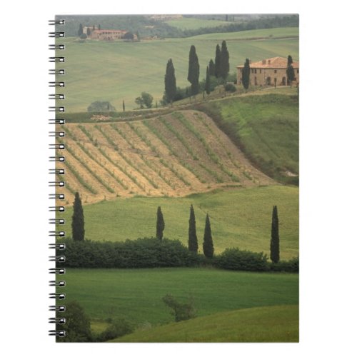 Europe Italy Tuscany Val d Orcia Tuscan Notebook