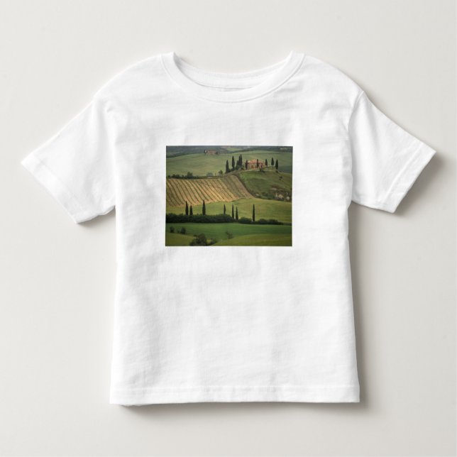 Europe, Italy, Tuscany, Val d' Orcia, Tuscan Toddler T-shirt (Front)