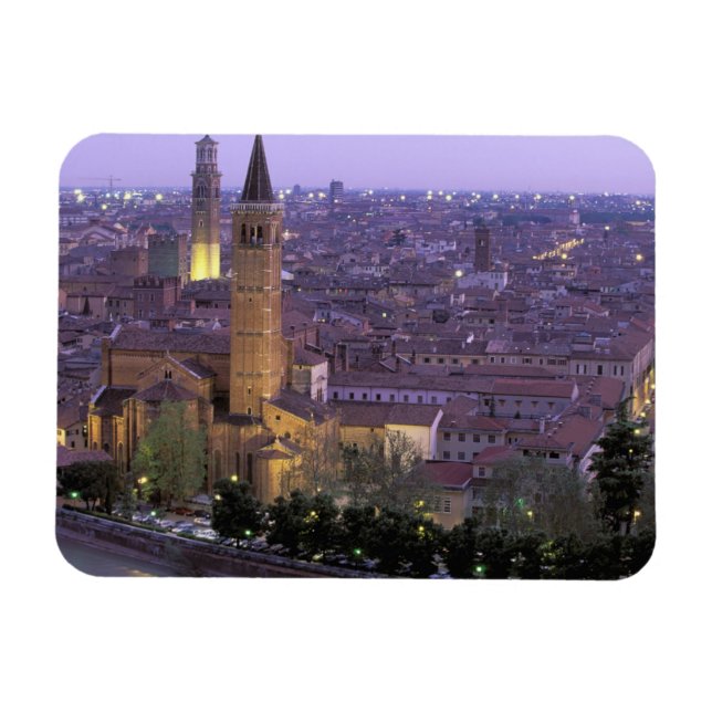 Europe, Italy, Veneto, Verona. View from Castel Magnet (Horizontal)