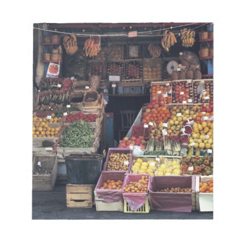 Europe Italy Venice area Colorful fruits and Notepad