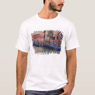 Europe, Italy, Venice, gondolas in canal T-Shirt