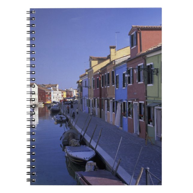 Europe, Italy, Venice, Murano Island, Colorful Notebook (Front)