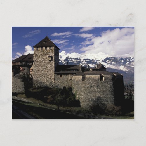 Europe Liechtenstein Vaduz Vaduz castle 2 Postcard
