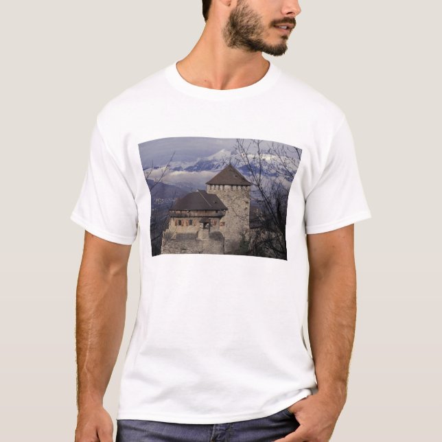 Europe, Liechtenstein, Vaduz. Vaduz castle, T-Shirt (Front)