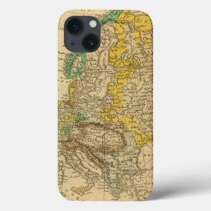 Europe Map by Worcester iPhone 13 Case