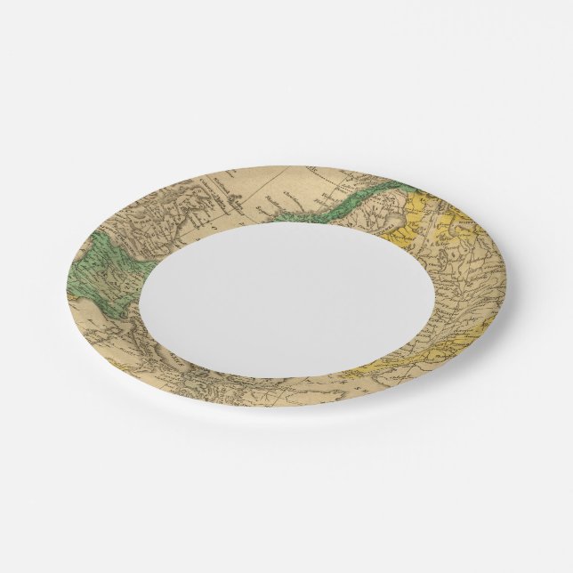 Europe  Map by Worcester Paper Plates (Angled)