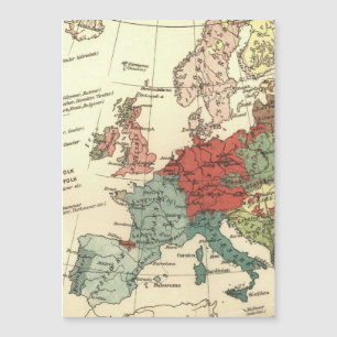 Europe Map Countries World Antique
