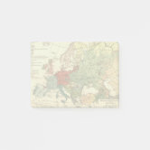 Vintage Map Post-it Notes