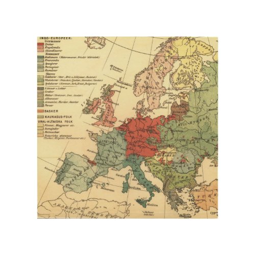 Europe Map Countries World Antique Wood Wall Decor