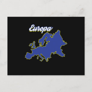 Europe Map Country Patriotism Nationals Patriot Eu Postcard