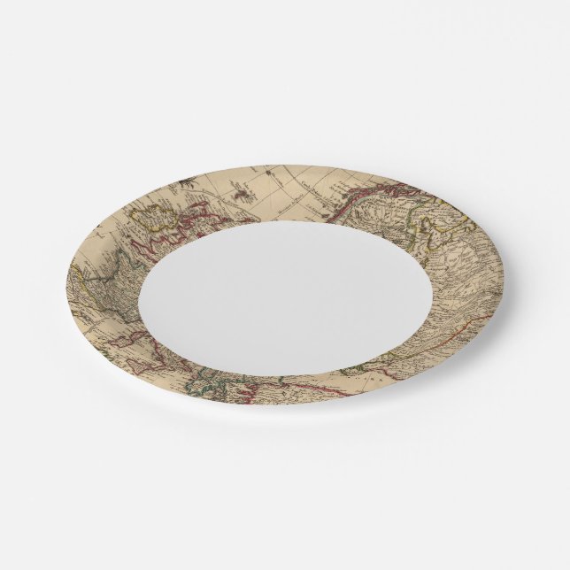 Europe map paper plates (Angled)