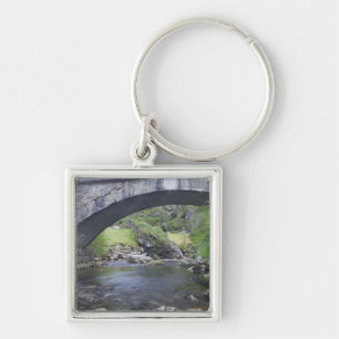 Europe, Norway. Stone Bridge enroute to Bergen Keychain