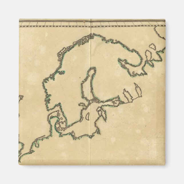 Europe Outline 2 Magnet (Front)