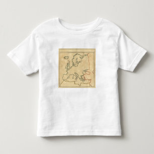 Europe Outline 2 Toddler T-shirt