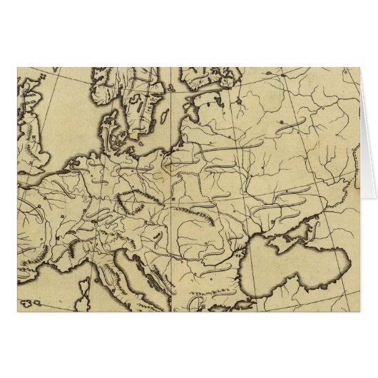 Europe outline map (Front Horizontal)
