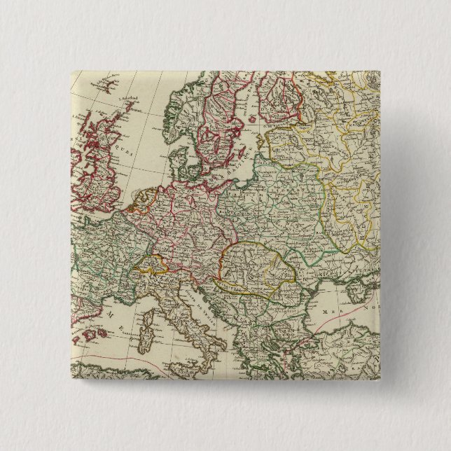 Europe Pinback Button (Front)
