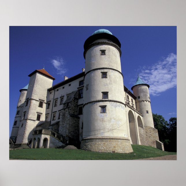 EUROPE, Poland, Carpathian Mts., Nowy Wisnicz Poster (Front)
