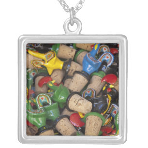 Europe, Portugal. Historic town of Sintra. 2 Silver Plated Necklace