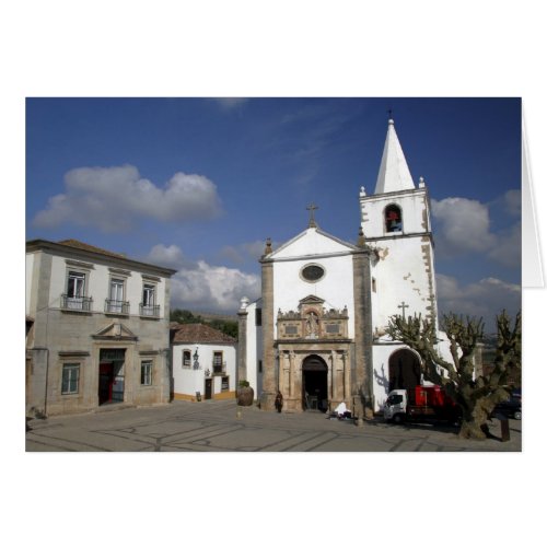 Europe Portugal Obidos Santa Maria Church in