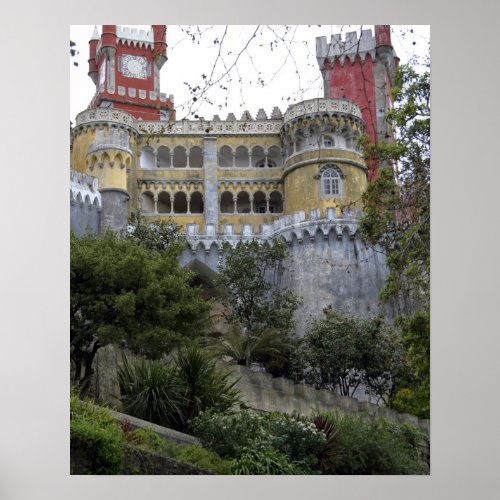 Europe Portugal Sintra The Pena National 3 Poster