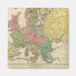 Europe Religion Atlas Map Magnet