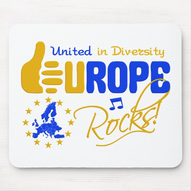 Europe Rocks! mousepad (Front)
