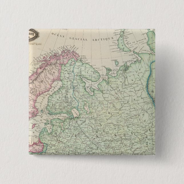 Europe, Russia, Finland Button (Front)