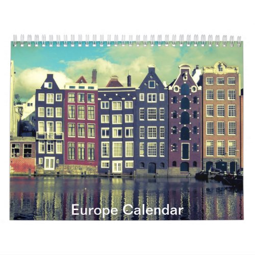 Europe scenery architecture Calendar