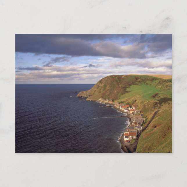 Europe, Scotland, Aberdeen. Overhead view of Postcard (Front)